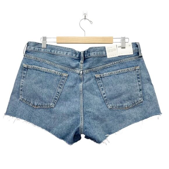 NWT Agolde Parker Vintage Cut-Off Short in Lowkey Medium Distress Size 32 | 14 - Picture 3 of 14
